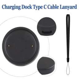 Charger for Amazfit Active 2/ Bip 6 Smart Watch Charging Cradle Dock Stand Cable Magnetic Cord USB Charge Replacement