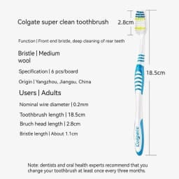 Colgate Toothbrushes Set Random Colors Family Couple Travel Toothbrush for Men Women Daily Oral Care
