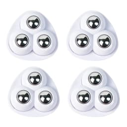 Self Adhesive Paste Universal Wheel 360 Degree Free Rotation Small Wheels No Noise for Trash Can Bottom Kitchen Small Appliances