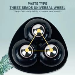 Self Adhesive Paste Universal Wheel 360 Degree Free Rotation Small Wheels No Noise for Trash Can Bottom Kitchen Small Appliances