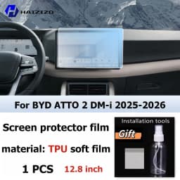 For BYD ATTO 2 DM-i 2025-2026 Car Interior Matte Screen Protector Console GPS Navigation LCD Screene TPU Film Scratch Resistant