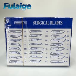 Surgical Scalpel Blades 100PCS/BOX Carbon Steel Medical Knife Handle Holder Dissection Cutting Phone Repair Carving Sterilized
