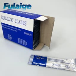 Surgical Scalpel Blades 100PCS/BOX Carbon Steel Medical Knife Handle Holder Dissection Cutting Phone Repair Carving Sterilized