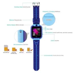2026 New Lenovo Kids 5G Sim Card Smart Watch Call SOS GPS Location Child Smart Watch Camera Waterproof For Boys Girls Present
