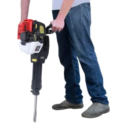 1900W Demolition Jack Hammer for Rock Breaking and Concrete Demolition, Hand Pull Start Hammer Drill Concrete Demolition Tools