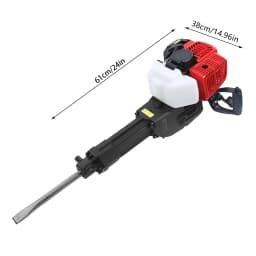 1900W Demolition Jack Hammer for Rock Breaking and Concrete Demolition, Hand Pull Start Hammer Drill Concrete Demolition Tools