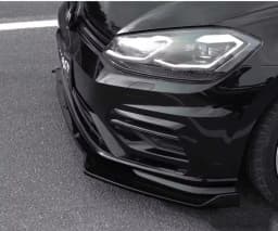 For VW Golf MK7 MK7.5 R GTD GTI TSI TDI Front Splitter Spoiler Lip Kit 2013-2020