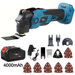 Newone 18V Cordless Brushless Quick Release Oscillating Tool Multi-Tool, Anti-Vibration, for Makita 18V Refurbished Trimmers