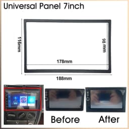 7inch Frame Panel For Car Radio MP5 Player Video Stereo Multimedia 7010B 7012B 7018B Universal