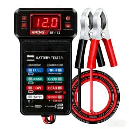 Smart Car Battery Tester, Suitable for Home Self-Checking/Repair Shops, One-Click Diagnosis of Life Span and Capacity, Quick Fault Identification, Intuitive Data Display, Compatible with Multiple Car Models