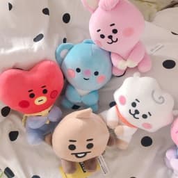 2026 Hot BTed 21Plush Toys Kawaii Mini Keychain Anime Pendant Ornament for Kids 12cm Bt Soft Stuffed Animals Doll Gift