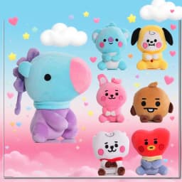 2026 Hot BTed 21Plush Toys Kawaii Mini Keychain Anime Pendant Ornament for Kids 12cm Bt Soft Stuffed Animals Doll Gift