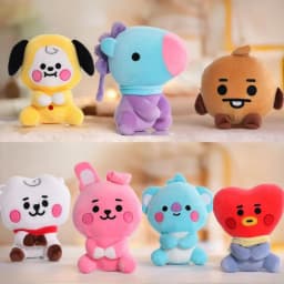 2026 Hot BTed 21Plush Toys Kawaii Mini Keychain Anime Pendant Ornament for Kids 12cm Bt Soft Stuffed Animals Doll Gift
