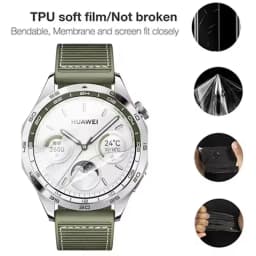 Hydrogel Film Universal Round Watch Screen Protector Film 1-5Pcs 26-46mm 29mm 30mm 31mm 32mm 33mm 34mm 35mm 36mm 37mm 38mm 39mm