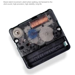 1PC Square Small Alarm Clock Acrylic Frame Quartz Movement Accurate Time Bedside Desk Clock for Bedroom Wake Up Student Clock