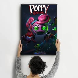 Anime Games Poppy Playtime Anime Posters Sticky Waterproof Paper Sticker Coffee House Bar Kawaii Room Decor