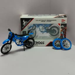 Simulation Off-Road Motorcycle Model Toy Alloy Metal Sliding Function Collectible Children's Gift