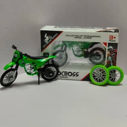 Simulation Off-Road Motorcycle Model Toy Alloy Metal Sliding Function Collectible Children's Gift