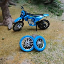 Simulation Off-Road Motorcycle Model Toy Alloy Metal Sliding Function Collectible Children's Gift