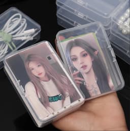 3/5/10Pcs Plastic Boxes Playing Cards Container Storage Case Packing Poker Game Card Box Board Games Card Organizer