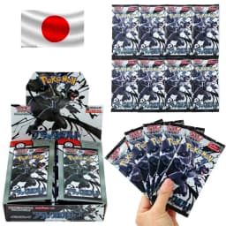 Pokemon Japanese 140pcs PTCG Game Collection Foil Card Japan Scarlet Violet 151 SV11B Black Bolt & SV11W White Flare Booster Box