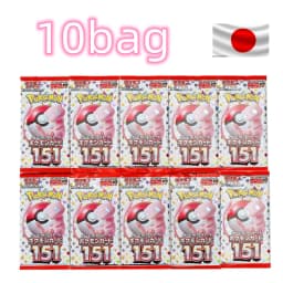 Pokemon Japanese 140pcs PTCG Game Collection Foil Card Japan Scarlet Violet 151 SV11B Black Bolt & SV11W White Flare Booster Box