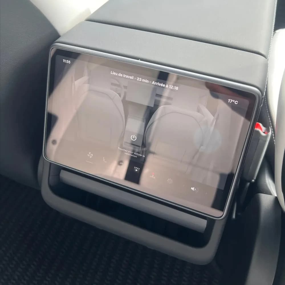 for Tesla Model Y Juniper 2025 2026 Model 3 Highland 2024 2025 Tempered Glass Film Protector Rear Center Control Protective
