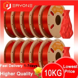 ERYONE NEW Standard PLA Filament 1/3/5/10kg 1.75mm 3D PLA Low Shrinkage Consumable For 3D Printer 1KG/Roll (2.2lbs/Roll)