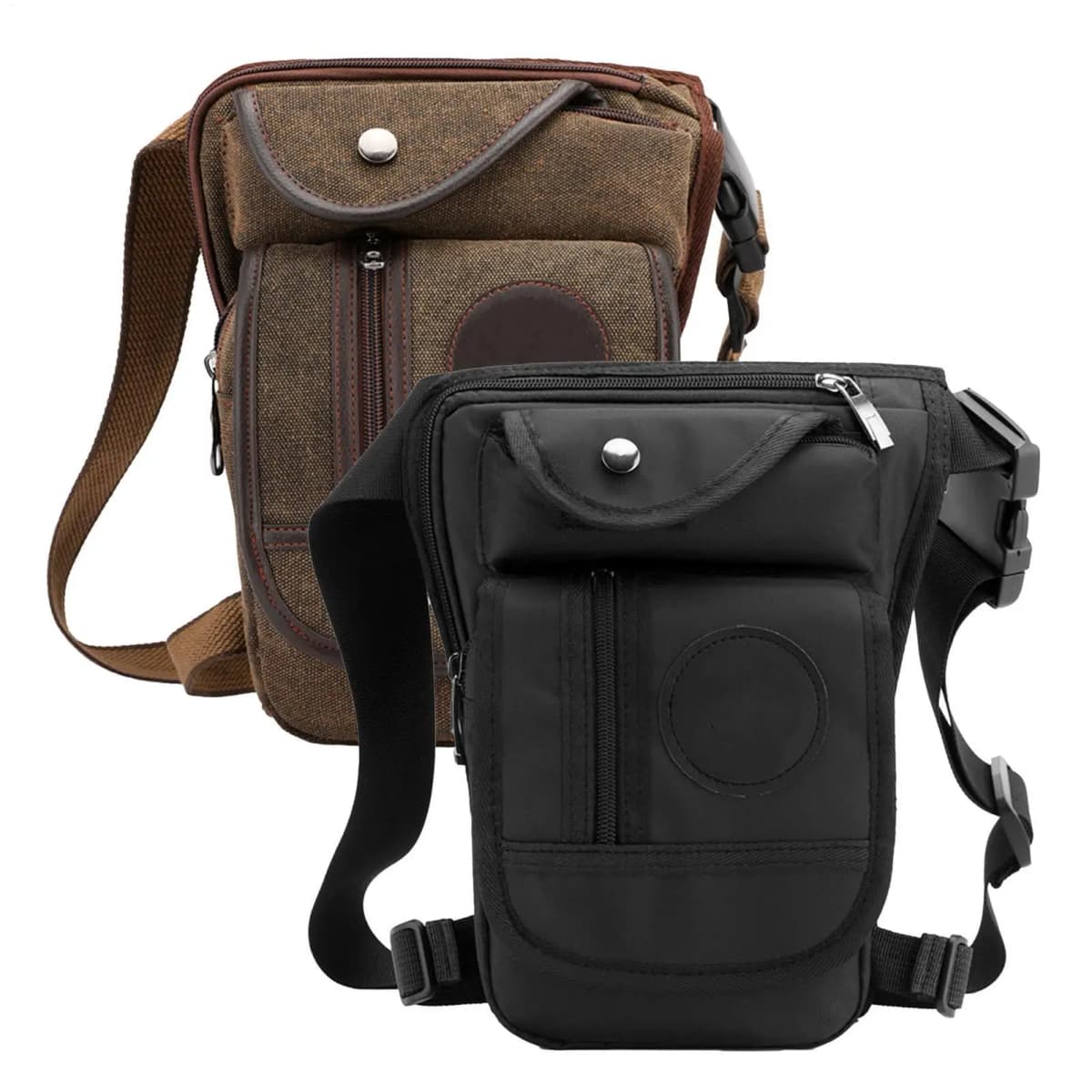Waterproof Motorcycle Leg Bag Buckle Design Canvas Funny Drop Belt Pouch Waist Bag Motorcycle Saddle Bag Tactical Thigh Packs