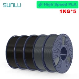 SUNLU 5KG 3D AntiString PLA/PLA Meta/High Speed PLA Filament 1.75mm 1KG/Roll 3D Printer Neatly Wound 3D Filament for 3D Printer