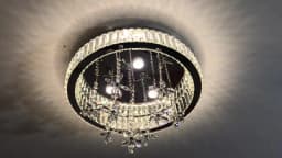 Modern Crystal Ceiling Lamp Luxury Led Pendant Lighting Living Dining Room Silver Fixtures Home Decor Hanging Chandelier Bedroom