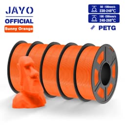 JAYO PETG Filamanet 1.75MM 5Rolls/set 3D Printer Filament PETG Neatly Wound 3D Printing Material For FDM 3D Printer