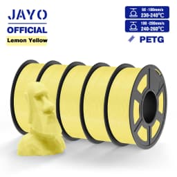 JAYO PETG Filamanet 1.75MM 5Rolls/set 3D Printer Filament PETG Neatly Wound 3D Printing Material For FDM 3D Printer