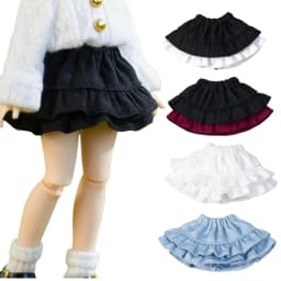 For Obitsu 11 Doll Cute Tiered Skirt Clothes For OB11 1/12 Gsc BJD Body9 P11 YMY Molly Doll Outfit Clothes Gift Idea