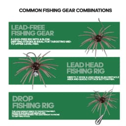 TAIYU 2-Pack Floating Sea Urchin Soft Lures, Bionic Soft Baits, TPE Material Fishing Lures for Saltwater Fishing, Commercial Pon