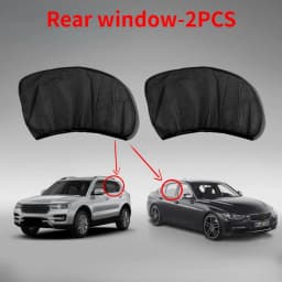 Car SUV Special Car Sun Visor Anti-Mosquito Insulation UV Glass Sunscreen Net