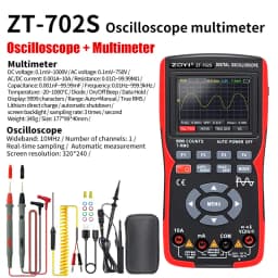 ZOYI ZT-XT1 2-in-1 LCR Digital Multimeter & Transistor Tester, for Voltage Resistance Diode Continuity Testing