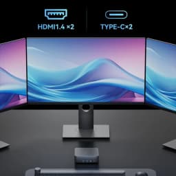 Mini Computer Intel Core i3-6100U/N150 16GB DDR4 1TB SSD PC Gamer PC Dual WIFI 6 BT5.2 4K HD Mini Gaming Pc Desktop