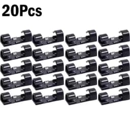 Cable Clips Organizer Drop Wire Holder Cord Management Self-Adhesive Cables Manager Fixed Clamp Wire Winder For Home Office Car