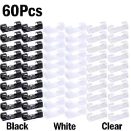 Cable Clips Organizer Drop Wire Holder Cord Management Self-Adhesive Cables Manager Fixed Clamp Wire Winder For Home Office Car