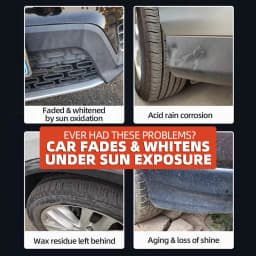 400g Heavy-Duty Car Plastic Renovator Wax - Fast-Acting Scratch Repair, Restores & Protects Car Bumpers, Interiors, Dashboard
