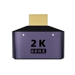 HDMI-Compatible To Dual HDTVAdapter HD 2K Dual Output Splitter Monitor Adapter 1 To2 HDTVMale To Two HDMIFemale Adapter Splitter