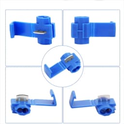 30/50pcs Wire Cable Connectors Scotch Lock Electric Quick Splice Terminals Crimp Non Destructive Without Breaking Line