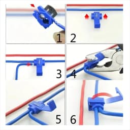 30/50pcs Wire Cable Connectors Scotch Lock Electric Quick Splice Terminals Crimp Non Destructive Without Breaking Line
