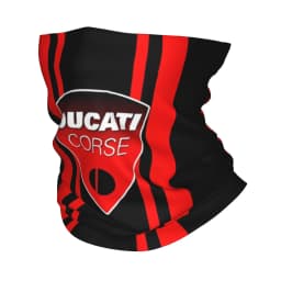 Custom Ducatis Motorcycle Bandana Neck Warmer Men Women Winter Hiking Ski Scarf Gaiter Racing Team Face Cover