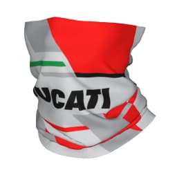 Custom Ducatis Motorcycle Bandana Neck Warmer Men Women Winter Hiking Ski Scarf Gaiter Racing Team Face Cover