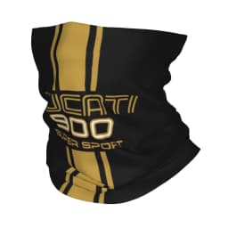 Custom Ducatis Motorcycle Bandana Neck Warmer Men Women Winter Hiking Ski Scarf Gaiter Racing Team Face Cover