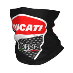 Custom Ducatis Motorcycle Bandana Neck Warmer Men Women Winter Hiking Ski Scarf Gaiter Racing Team Face Cover
