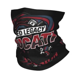 Custom Ducatis Motorcycle Bandana Neck Warmer Men Women Winter Hiking Ski Scarf Gaiter Racing Team Face Cover