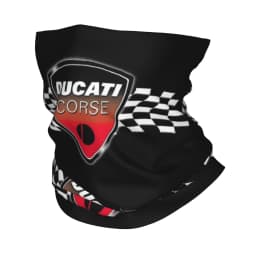 Custom Ducatis Motorcycle Bandana Neck Warmer Men Women Winter Hiking Ski Scarf Gaiter Racing Team Face Cover